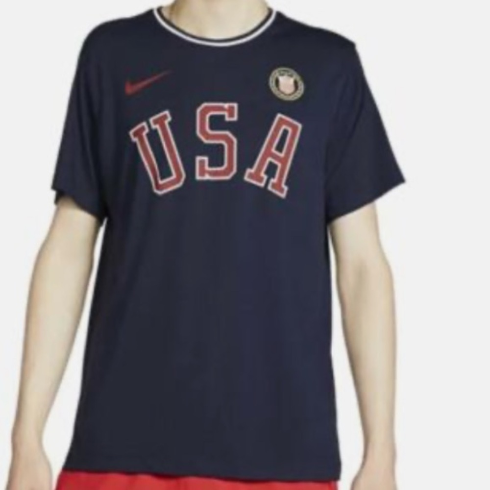 Nike Team USA Shirt, Navy Blue size XL